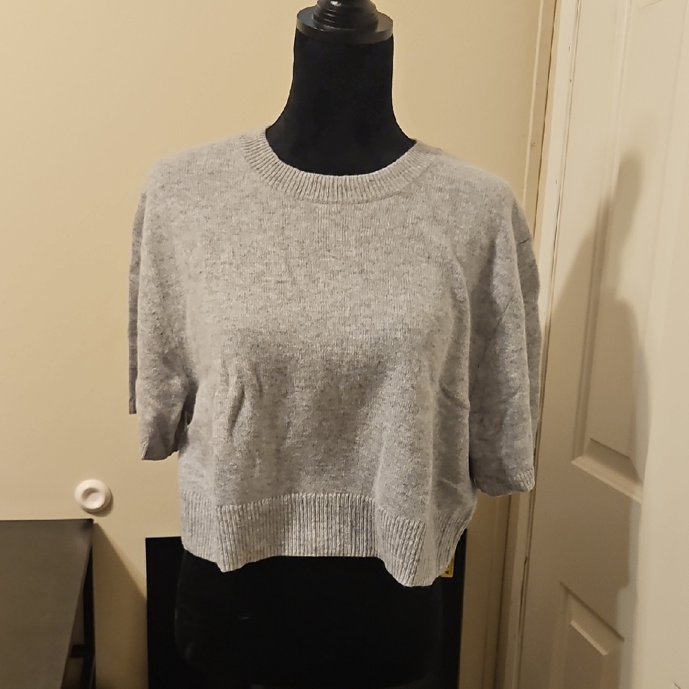 Banana Republic Gray Cashmere Shirt